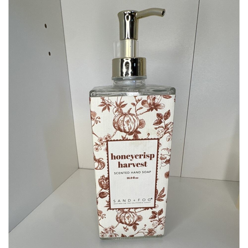 Sand + Fog Honeycrisp Harvest Scented Liquid Hand Soap Clear Unisex 16.9oz